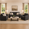 Loreo Sofa Set with 2 Free Dual Table Lamp (Silver)