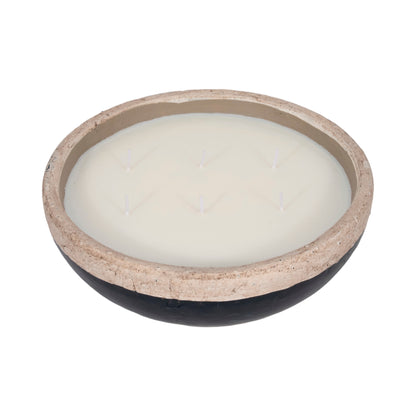 12" 57 Oz Spiced Cranberry Bowl Candle, Dark Blue