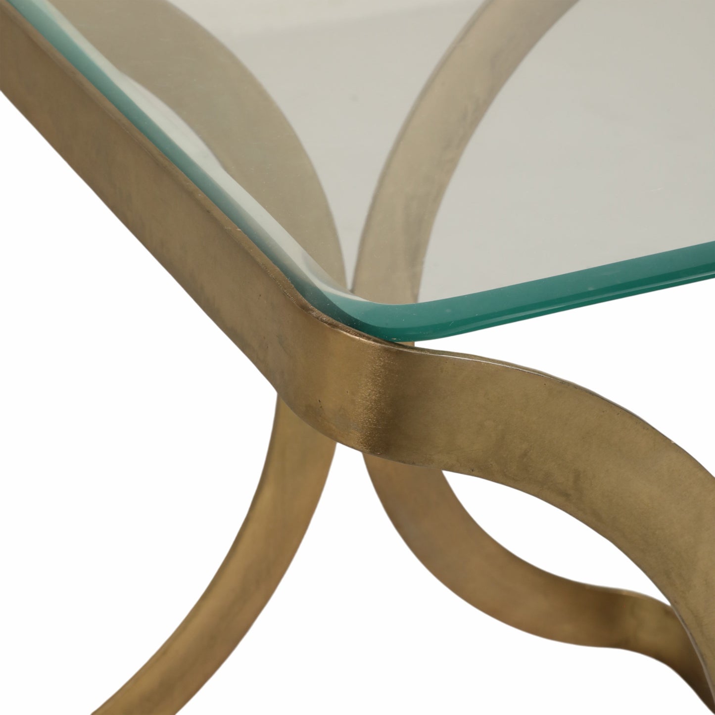 24" Melease Forged Iron Accent Table