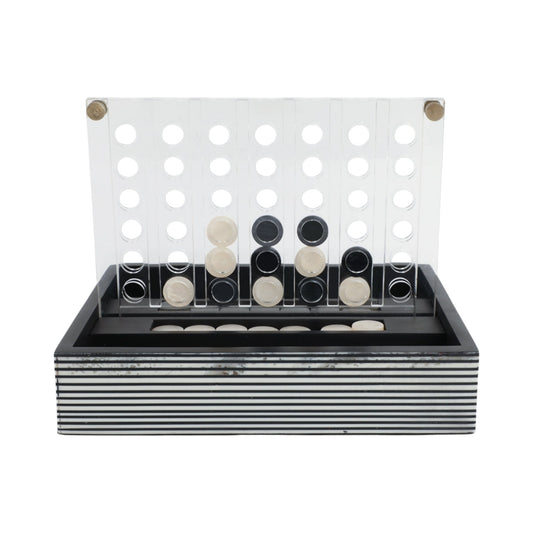 10" OXFORD BLACK AND WHITE 4-IN-A-ROW GAME