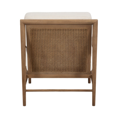 34" Exuma Accent Chair, Ivory