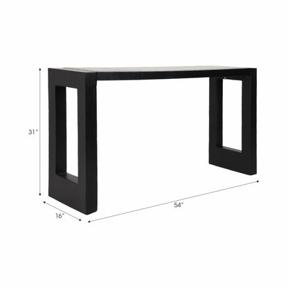 54" Wenston Acacia Wood Console, Brown