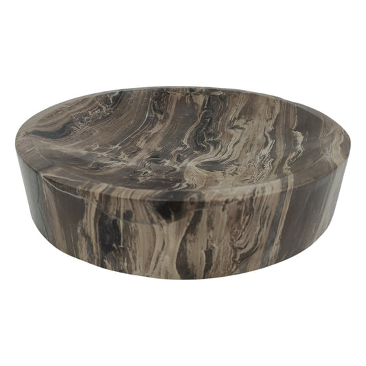 12" PORTAGE CAPPUCCINO MARBLE BOWL