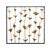 METAL WALL DECOR, GOLD/BLACK, WINDOW BOX