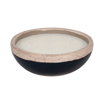 12" 57 Oz Spiced Cranberry Bowl Candle, Dark Blue