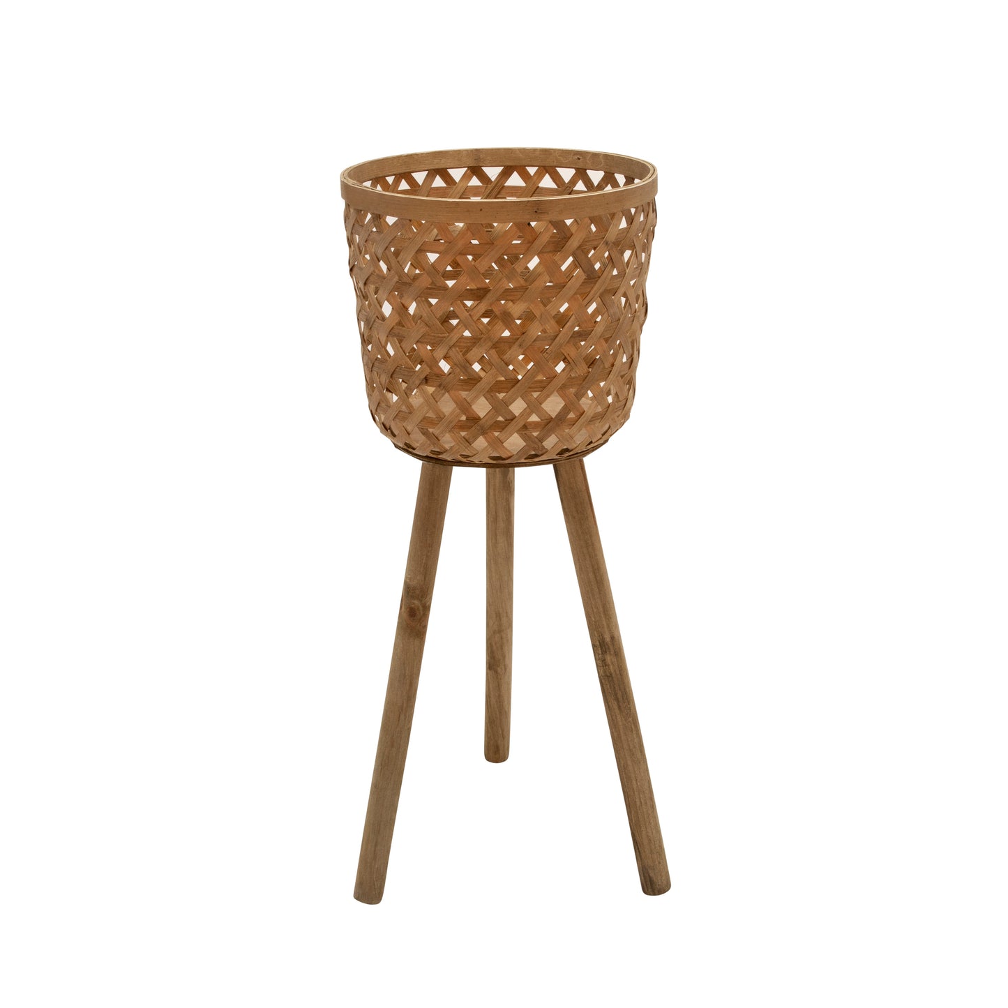 13574-05  CER, 6" TRIBAL VASE , BLUE/WHT( Sagebrook Home  )