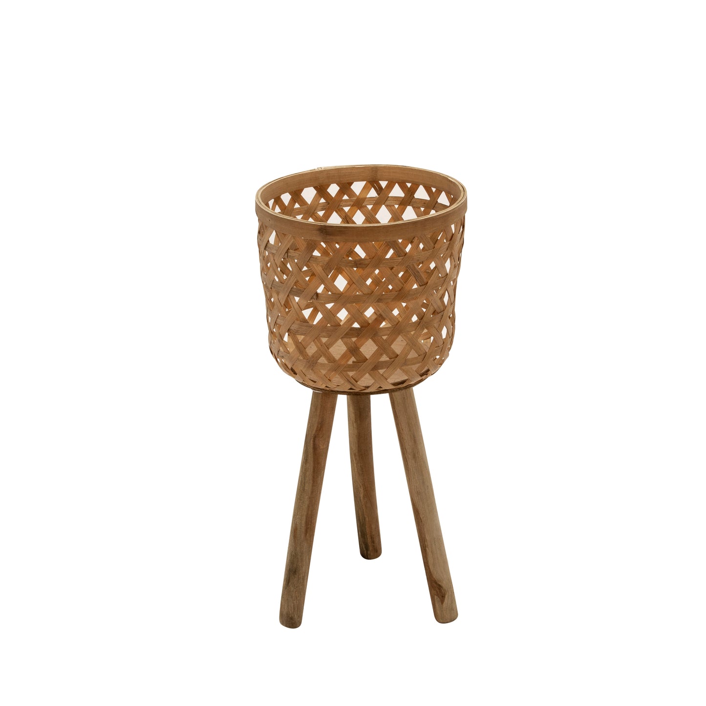 13574-05  CER, 6" TRIBAL VASE , BLUE/WHT( Sagebrook Home  )