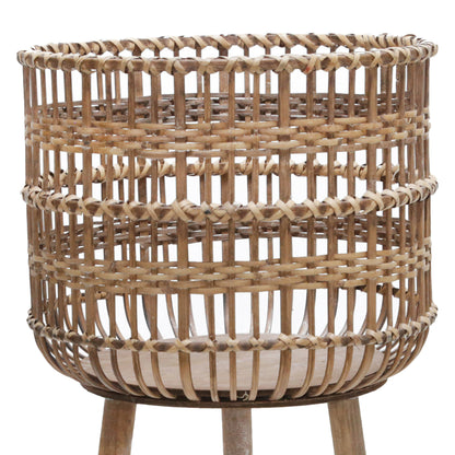 13574-12  WOOD GLASS BOX( Sagebrook Home  )