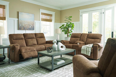 Edenwold Reclining Sofa & Loveseat with Free Recliner