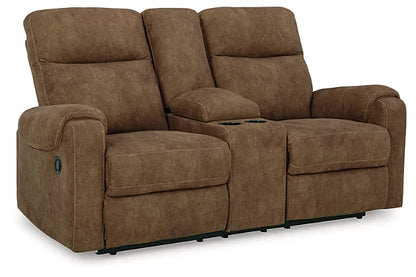 Edenwold Reclining Loveseat with Console
