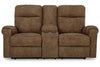 Edenwold Reclining Loveseat with Console