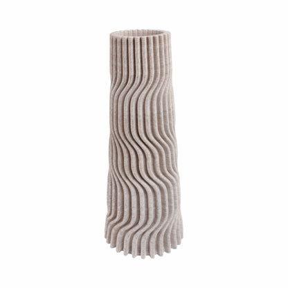 Shelvin 3d Printed Porcelain Vase, Multi |EV21283-02