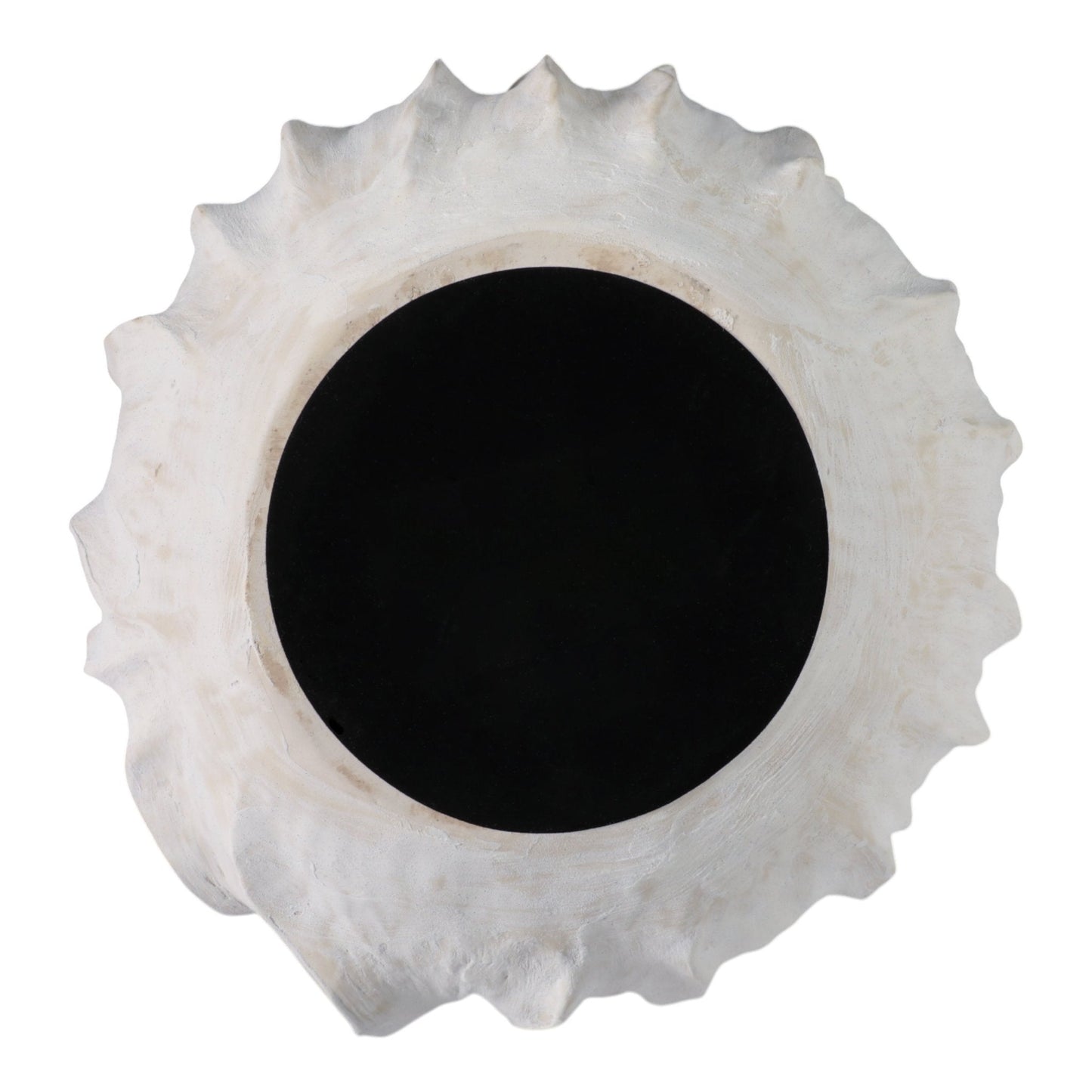 14" SPADENA SHORT PORCELAIN BOWL, IVORY