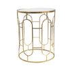 S/2 MIRRORED ROUND ACCENT TABLES 24/20