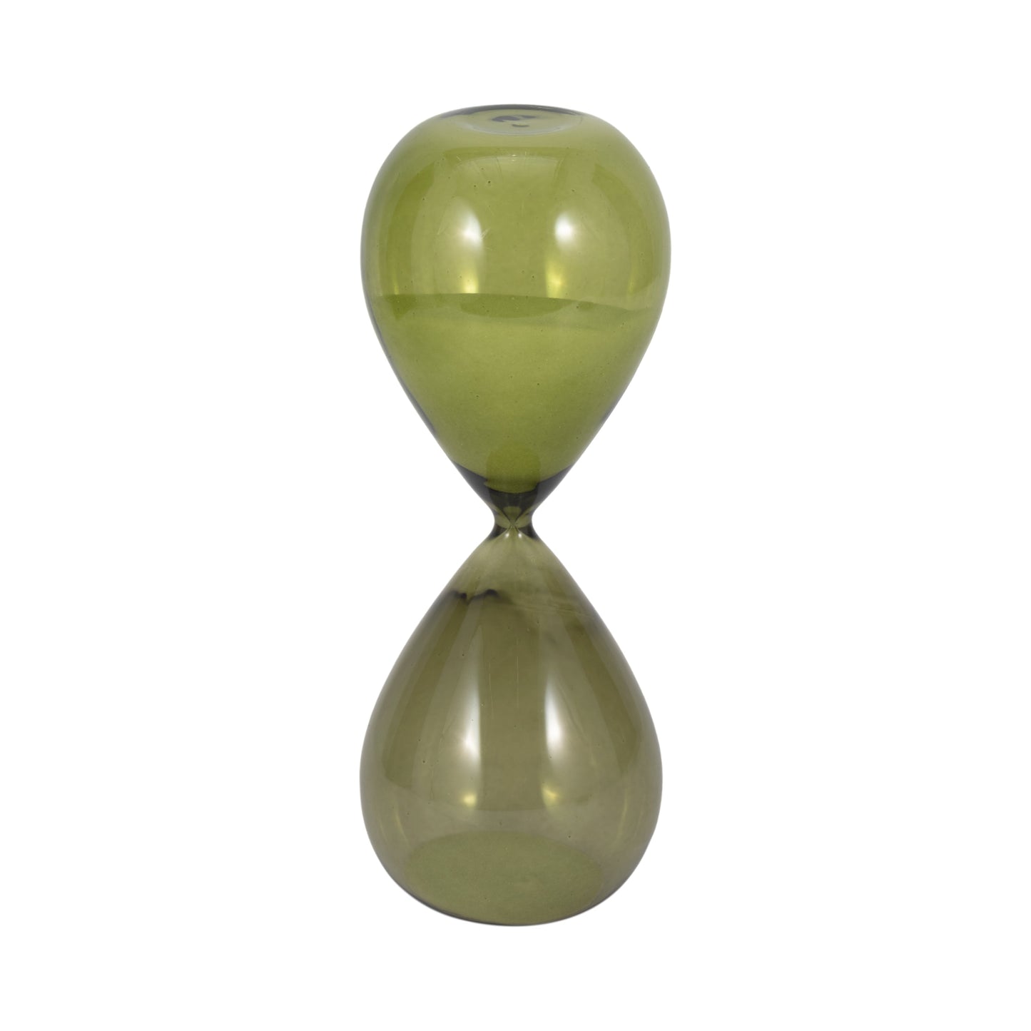 12" Roxie Small Green Hourglass