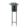 S/3 METAL PLANTERS ON STAND 40/30/20