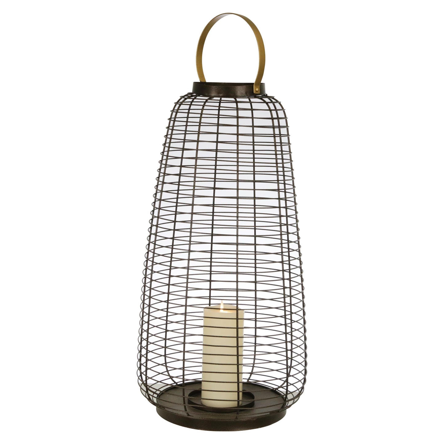 14724-02  CERAMIC 10" PLANTER ON STANDW/ DOTS, BLUE( Sagebrook Home  )