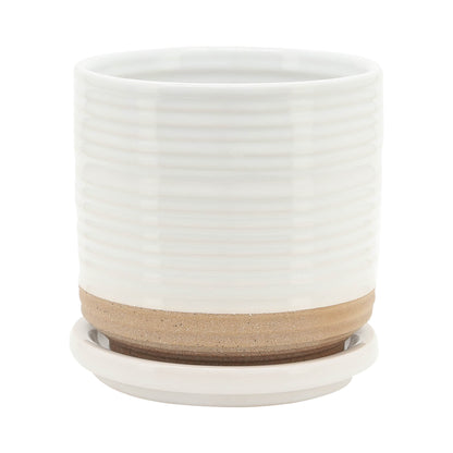 14772-11  GLASS 6" SMOKEY BOWL, GRAY( Sagebrook Home  )