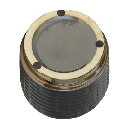 14949-02  WOOD / GLASS 7X7" JEWELRY BOX, GRAY( Sagebrook Home  )