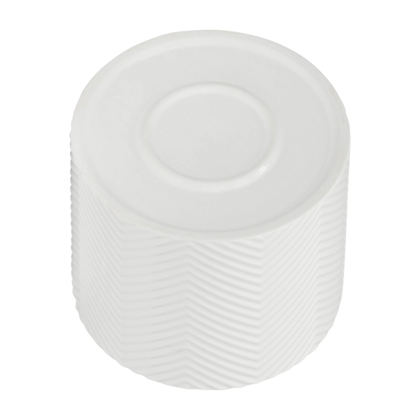 15065-01  12" CERAMIC TRIBAL PLANTER W/ WOOD STAND, BEIGE( Sagebrook Home  )