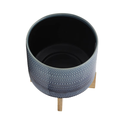 15348-02  WOOD/GLASS 5" MARBLED BOX, PINK( Sagebrook Home  )