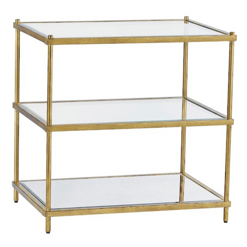 CVFZR5253 | Champagne metal Side TABLE