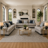 Tight-Rope Morren Sofa set with Free Milloton Table (Set of 3)