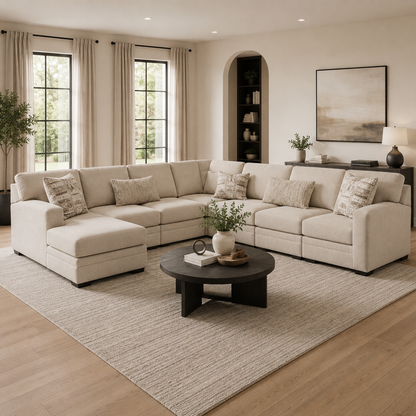 Mandi Point 5-Piece Sectional with Chaise