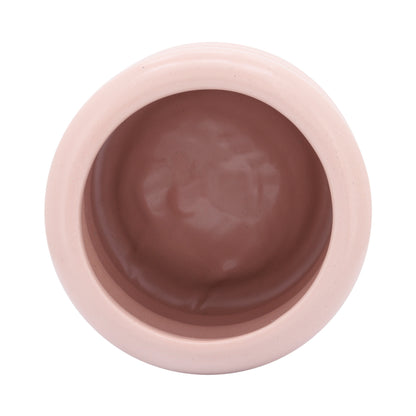 16775-03  CER, 7"H RIDGED VASE, NAVY( Sagebrook Home  )