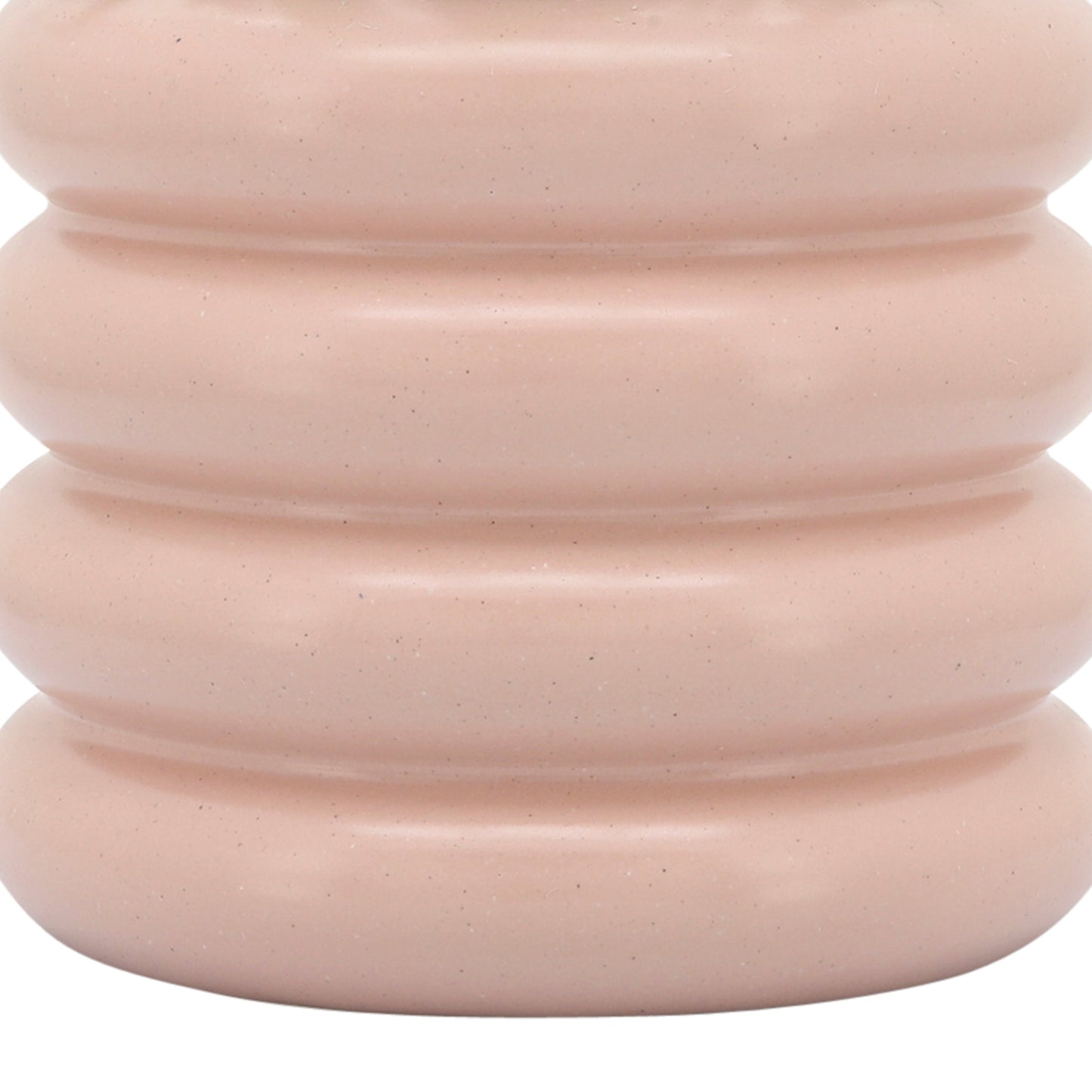 16775-03  CER, 7"H RIDGED VASE, NAVY( Sagebrook Home  )