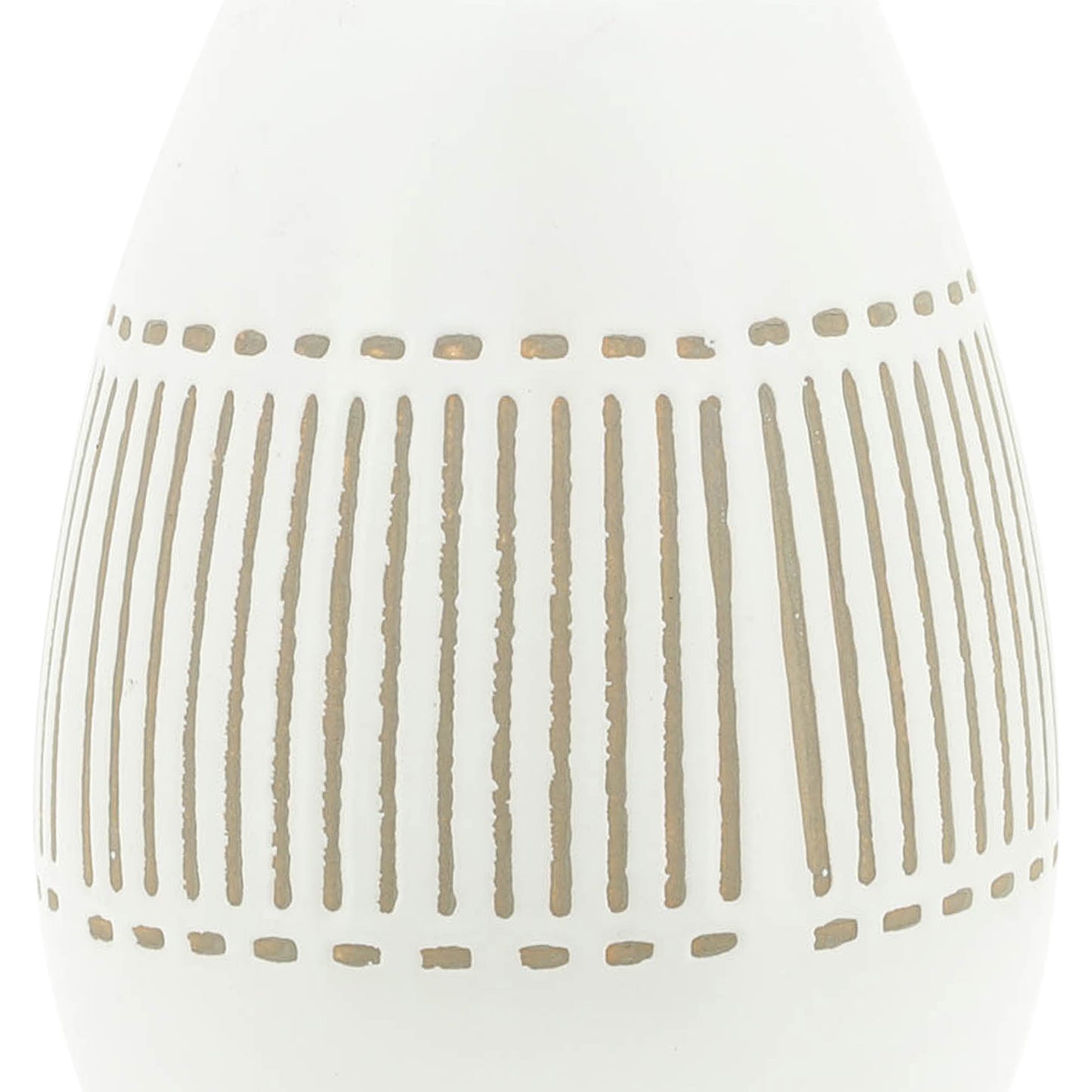 CER, 8"H AZTEC VASE, GRAY