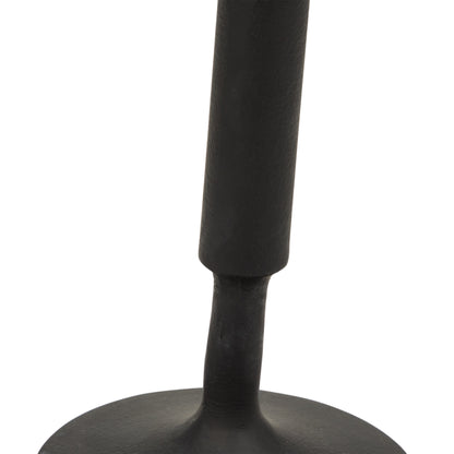METAL, 16"H TAPER CANDLE HOLDER, BLACK