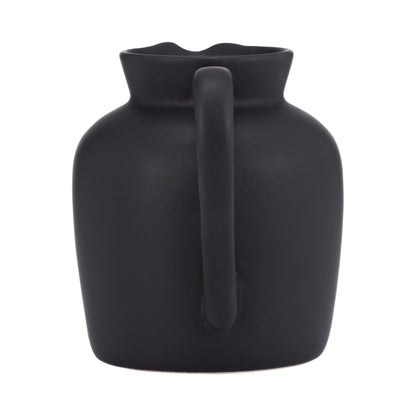 Cer, 5" Pitcher Vase, Black