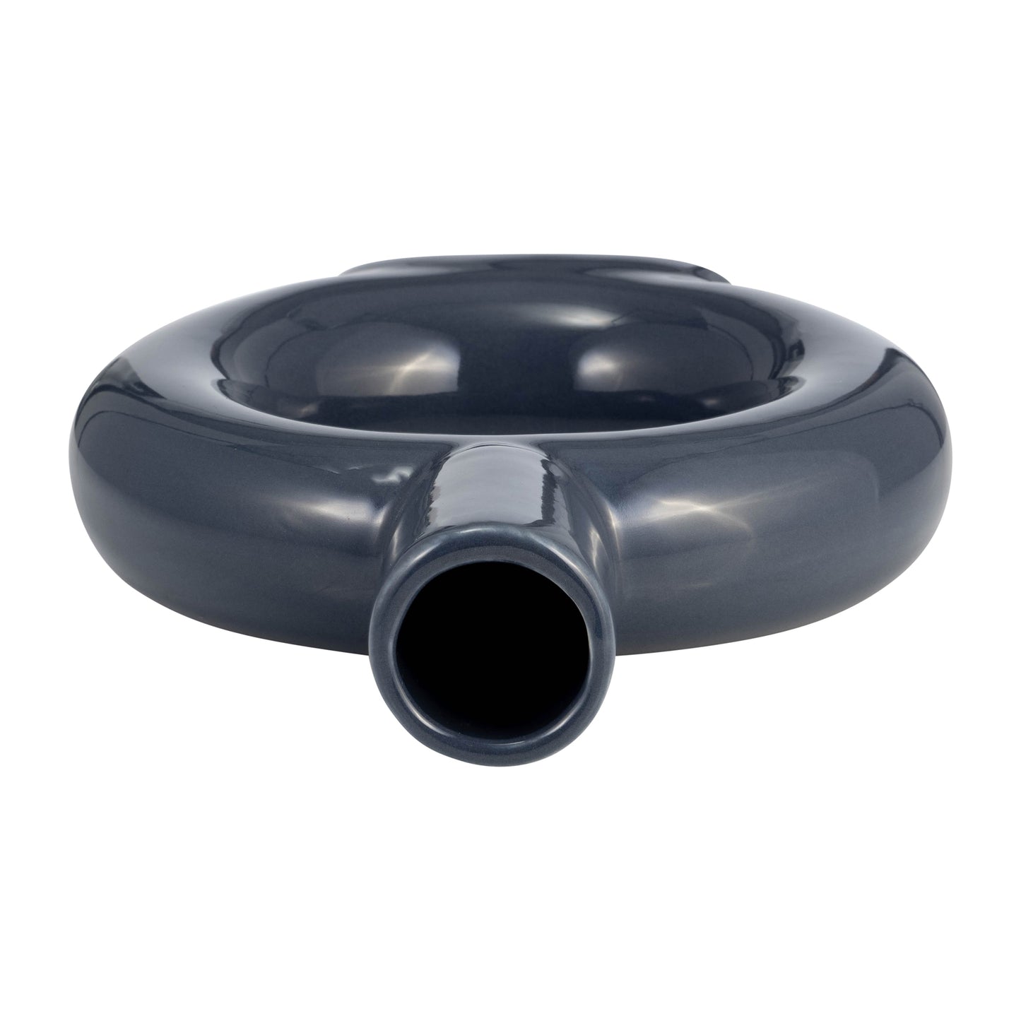 17054-06  CER, 9" RECTANGULAR JAR, BLUE( Sagebrook Home  )