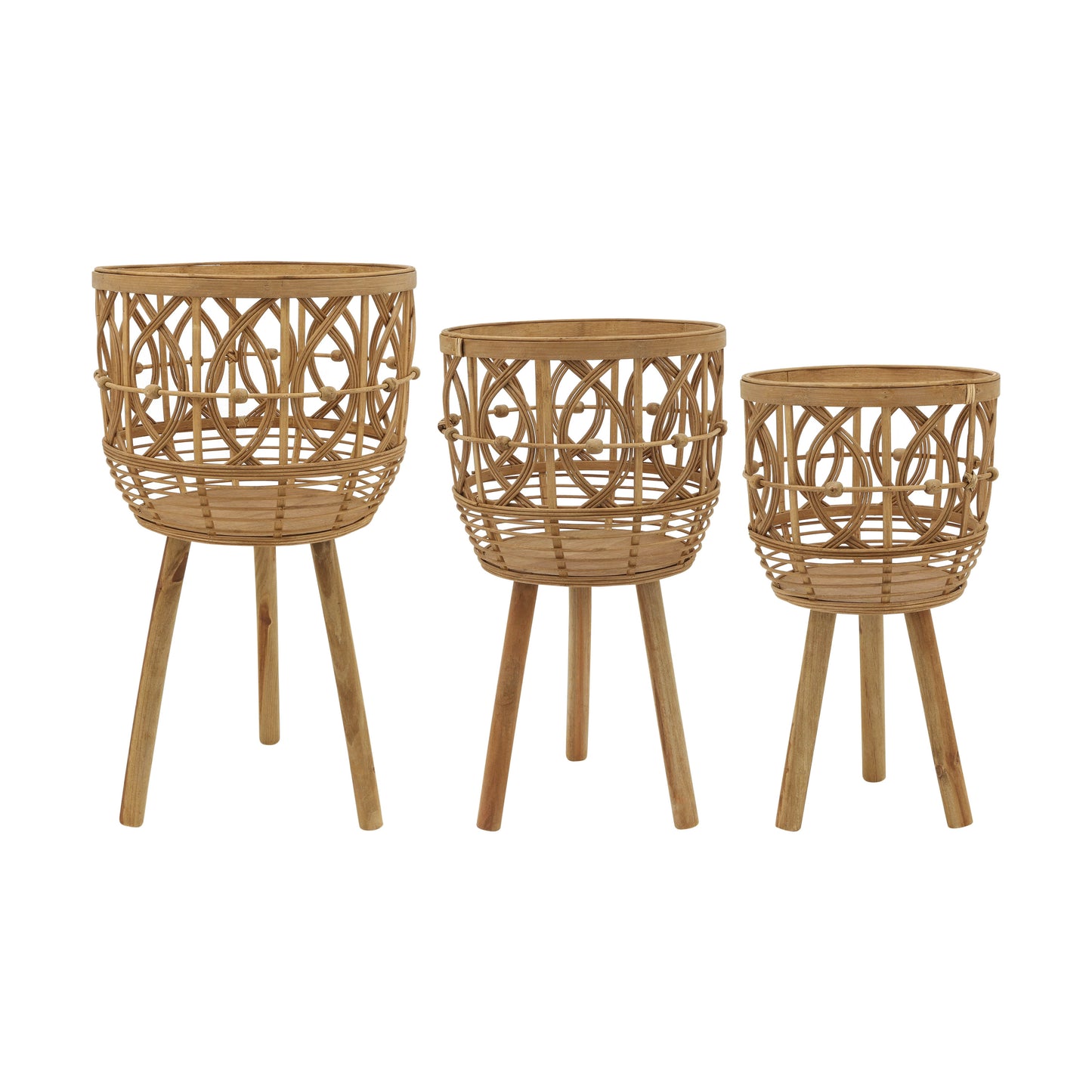 17138  S/2 Metal & Glass Accent Tables, Gold( Sagebrook Home  )