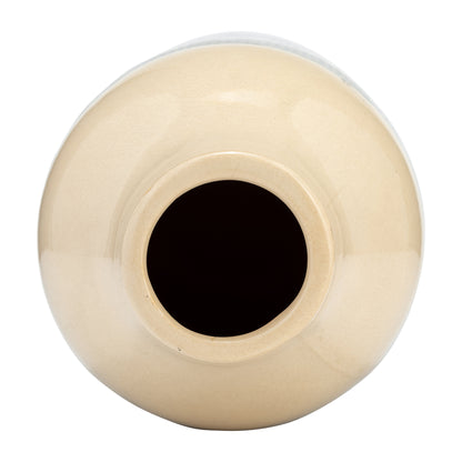 17366-01  CER, 18"H TWISTED VASE SKYBLUE( Sagebrook Home  )