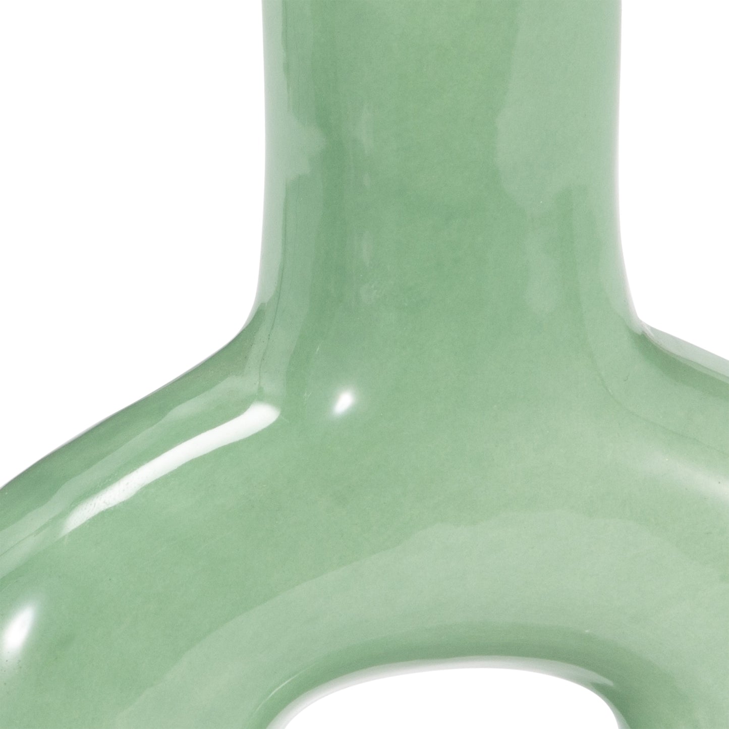 17444-07  ECOMIX, 10" TRENDY VASE, BLACK( Sagebrook Home  )