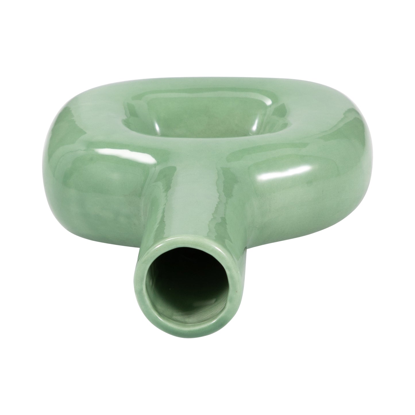 17444-07  ECOMIX, 10" TRENDY VASE, BLACK( Sagebrook Home  )