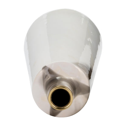 17518-02  Ecomix, 13"H Abstract Vase, Black( Sagebrook Home  )