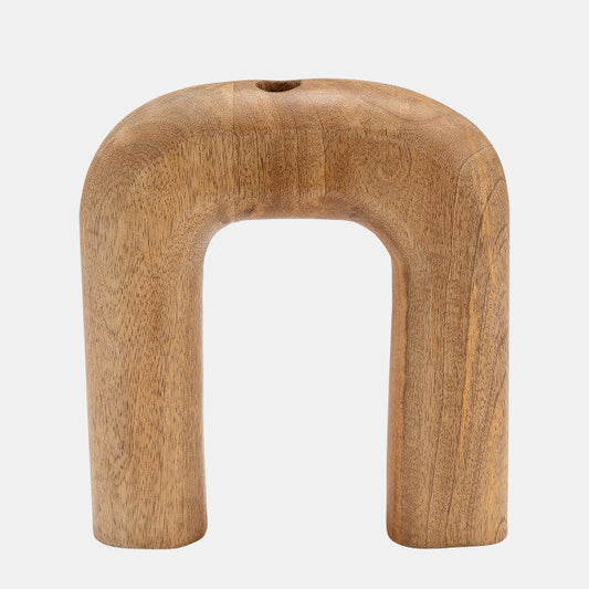 17559-02  Marble, 9"H Horseshoe Tabletop Deco, White( Sagebrook Home  )