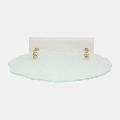 17782  MARBLE, S/2 6", LAYERED ARCHES BOOKENDS,WHITE( Sagebrook Home  )