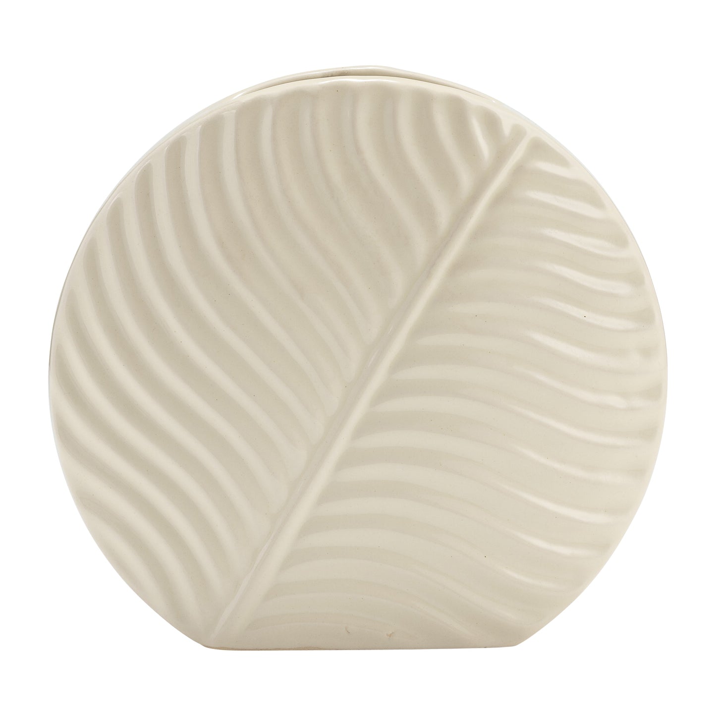 17916-01  CER, 7" SHORT OPEN CUT-OUT NOMAD VASE, DARK SAGE( Sagebrook Home  )