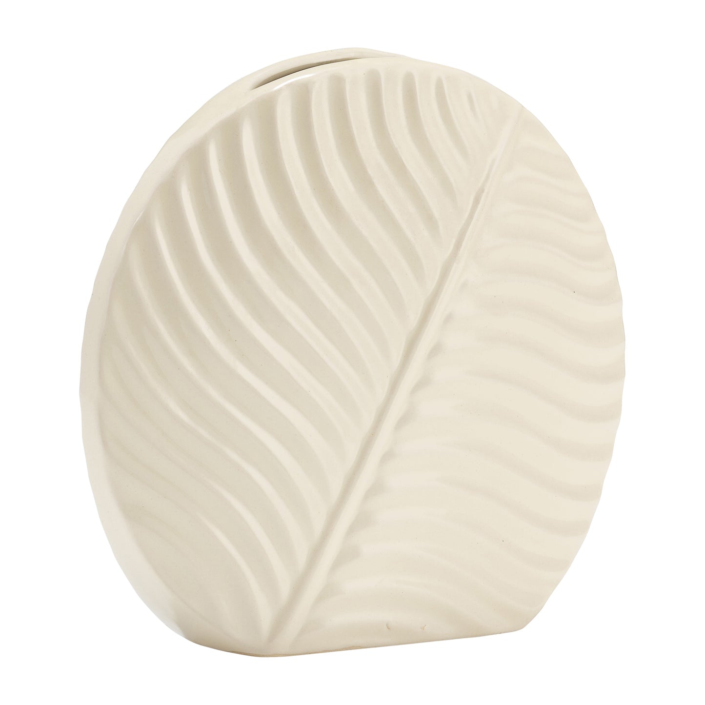 17916-01  CER, 7" SHORT OPEN CUT-OUT NOMAD VASE, DARK SAGE( Sagebrook Home  )