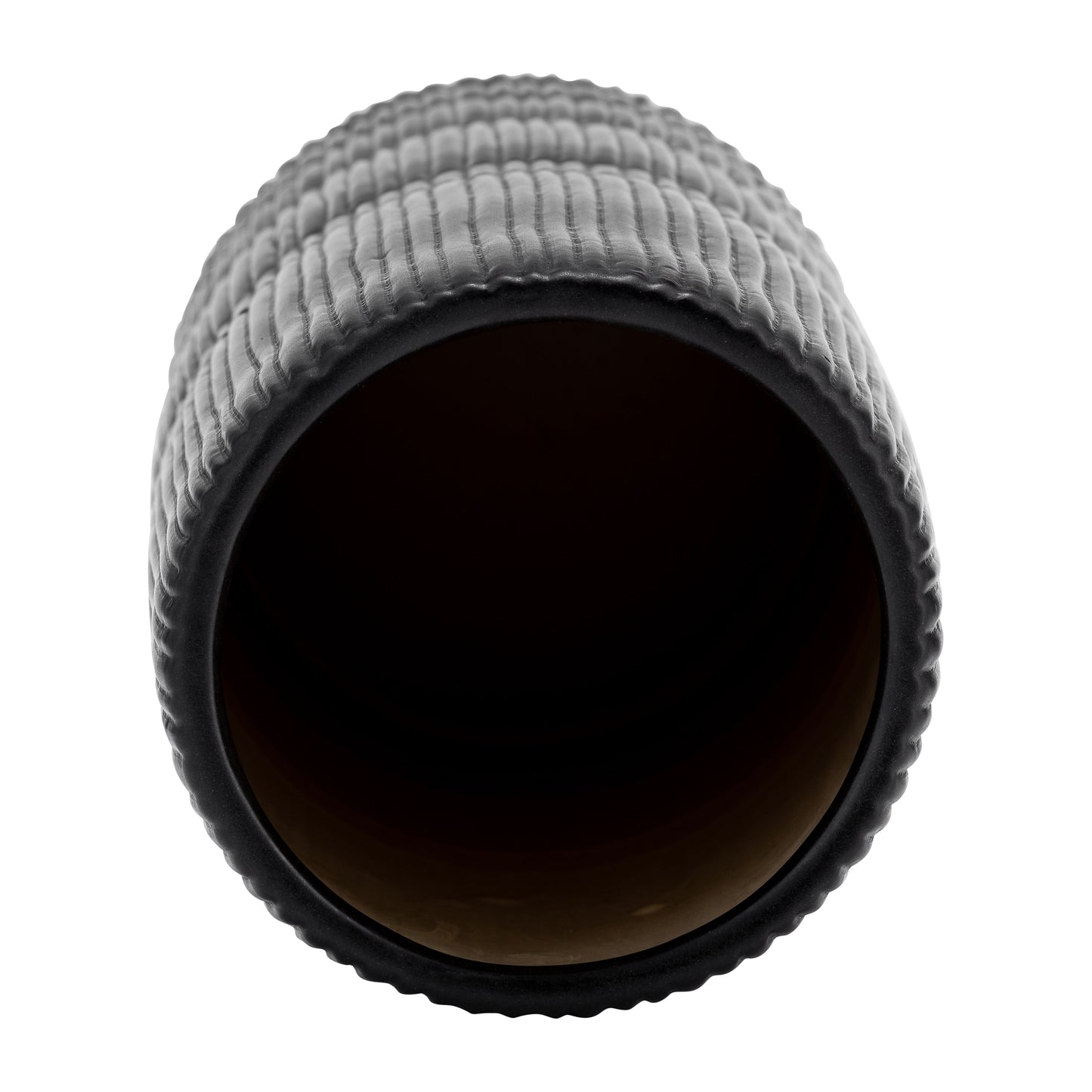 17919-04  CER, 17"H 2-TONE VASE, CREME/BLACK( Sagebrook Home  )