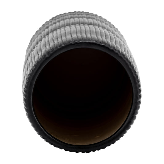 17919-04  CER, 17"H 2-TONE VASE, CREME/BLACK( Sagebrook Home  )