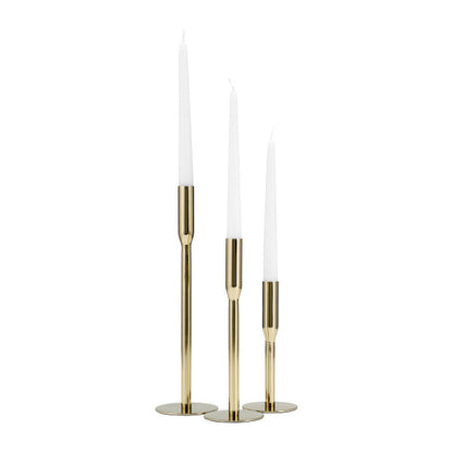 17659-02 |Metal, 14"H Taper Candle Holder, Gold
