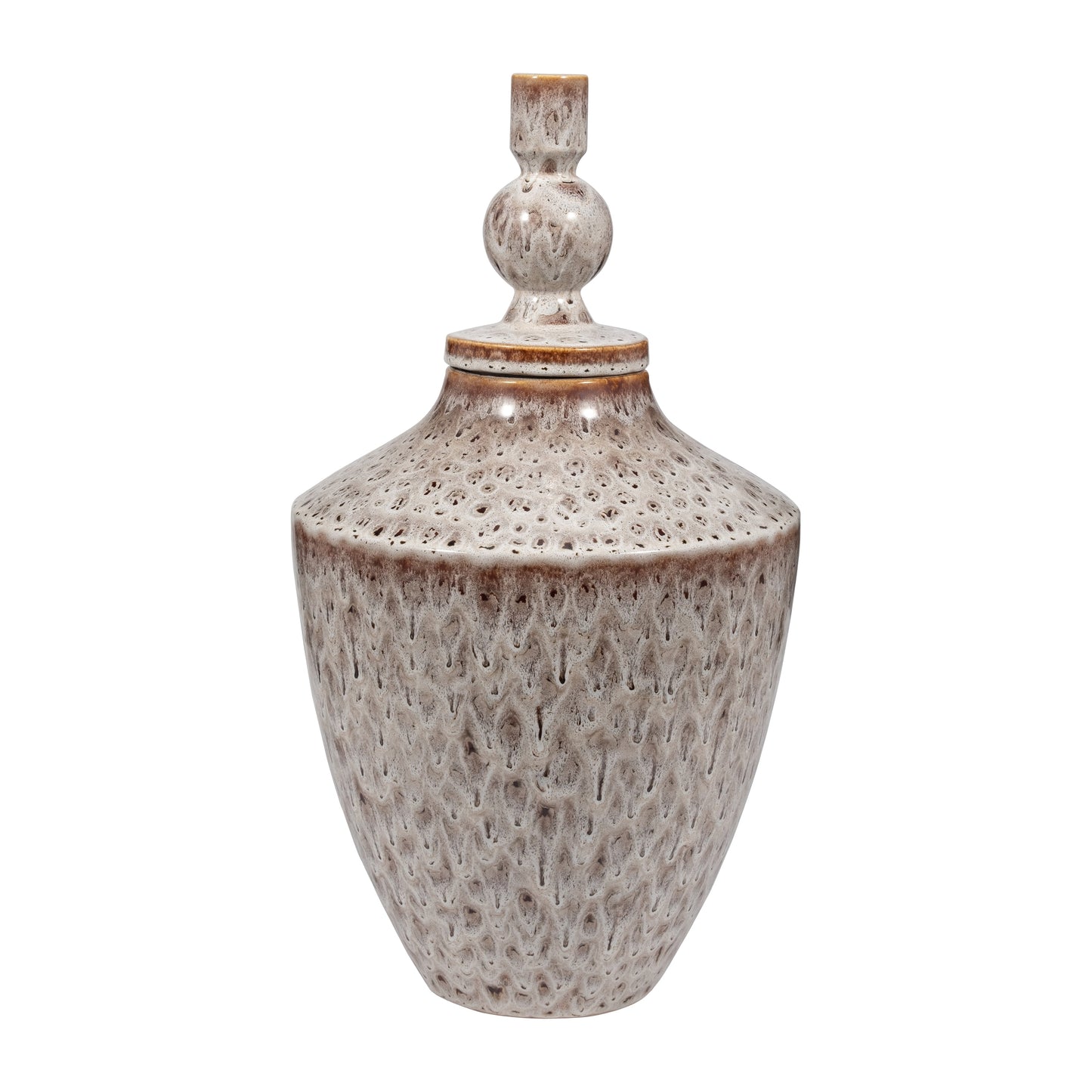 TRUMAN LARGE CERAMIC LIDDED JAR