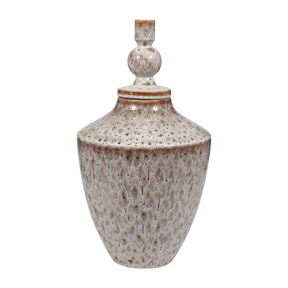 TRUMAN LARGE CERAMIC LIDDED JAR