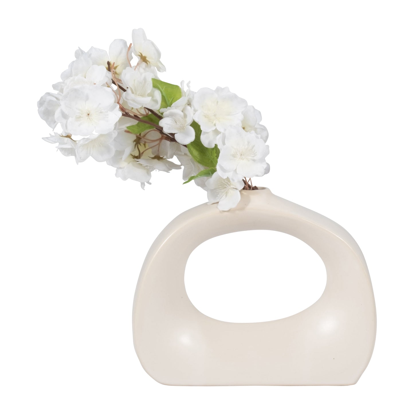 18105-02  CERAMIC 23.5" MERMAID'S PURSEVASE, BURGUNDY MIX( Sagebrook Home  )