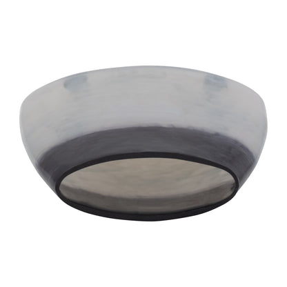 18155-01  GLASS, 9" HANDMADE VASE, BLUE( Sagebrook Home  )